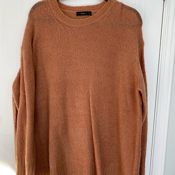 Zara Light Brown/Orange Sweater - Picture 1 of 3